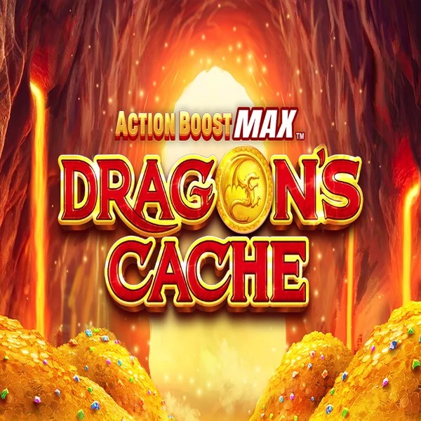 Action Boost Max Dragon's Cache logo by SpinPlay Games Betninja Casino