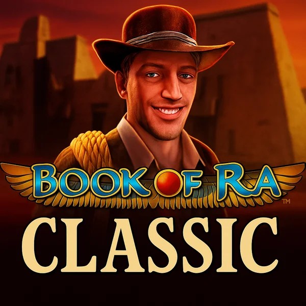 Book of Ra Classic casino game by Novomatic – featured logo at Betninja Casino