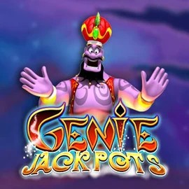 Genie Jackpots by Blueprint Gaming, showcased at betninja-casino.eu – game logo