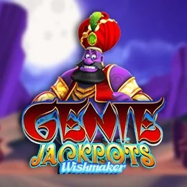 Genie Jackpots Wishmaker slot logo by Blueprint Gaming at Betninja Casino