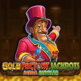Play Gold Factory Jackpots Mega Moolah slot by Aurum Signature Studios on betninja-casino.eu