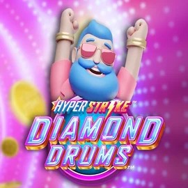 Official Slots logo: Hyper Strike Diamond Drums by Gameburger Studios at Betninja Casino