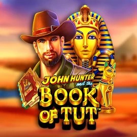 John Hunter and the Book of Tut online game logo by Pragmatic Play on betninja-casino.eu
