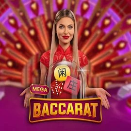 Mega Baccarat by Pragmatic Play, showcased at betninja-casino.eu – game logo