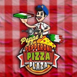 Peppe’s Pepperoni Pizza Plaza slot visual from Pragmatic Play available on betninja-casino.eu