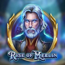 Slots logo of Rise of Merlin from Play'n GO at Betninja Casino