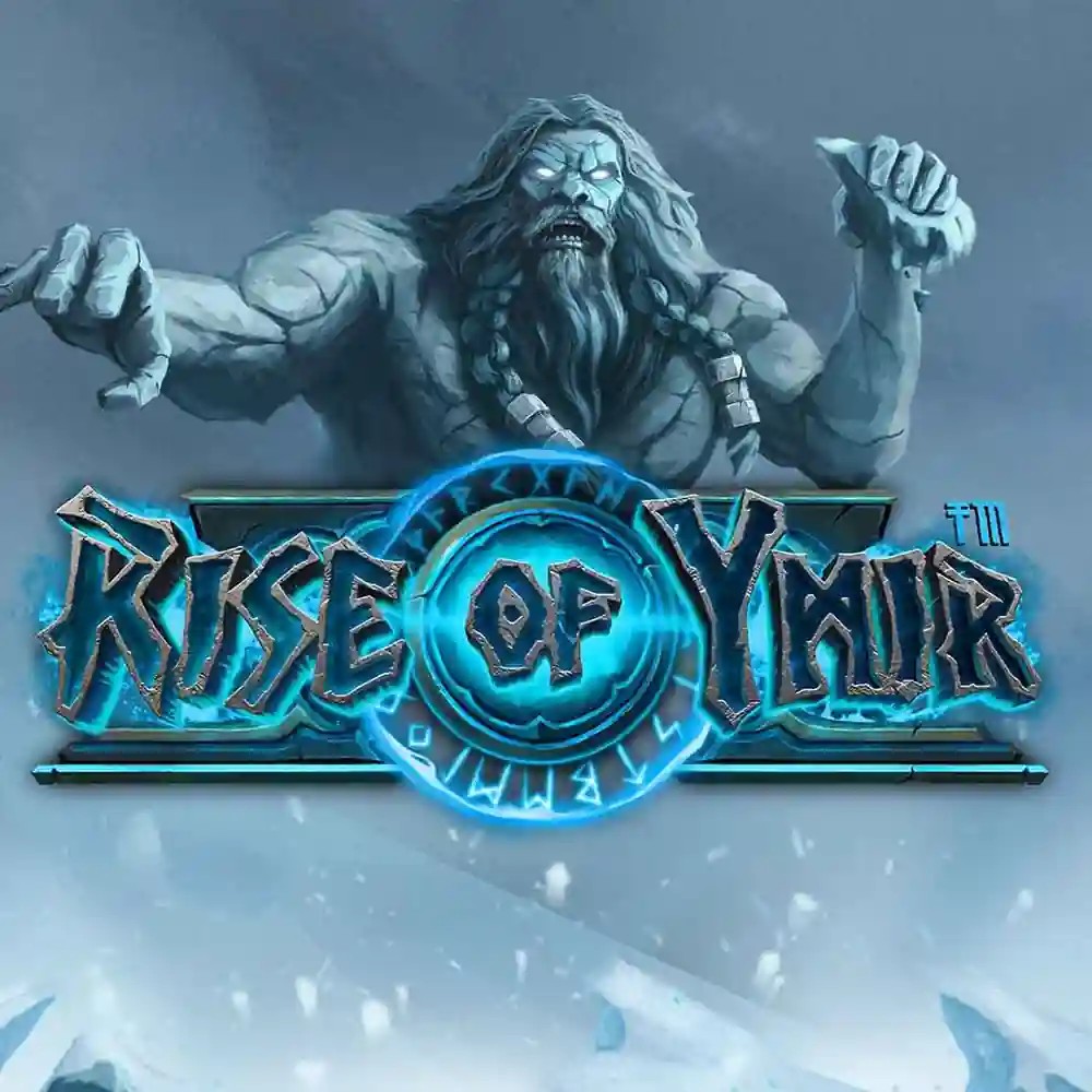 Slots logo of Rise of Ymir from Hacksaw Gaming at Betninja Casino