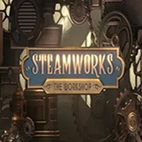 Official Slots logo: Steamworks The Workshop by Peter & Sons at Betninja Casino