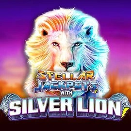 Stellar Jackpots with Silver Lion logo by Lightning Box Game at Betninja Casino