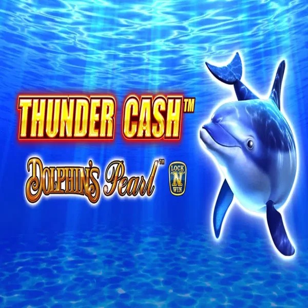 Thunder Cash Dolphins Pearl slot logo by Novomatic at Betninja Casino