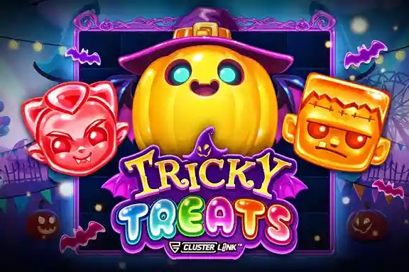 Tricky Treats logo by Push Gaming at Betninja Casino